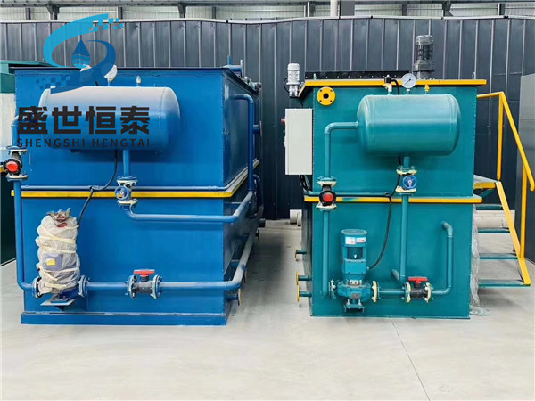 Efficient dissolved air flotation machine